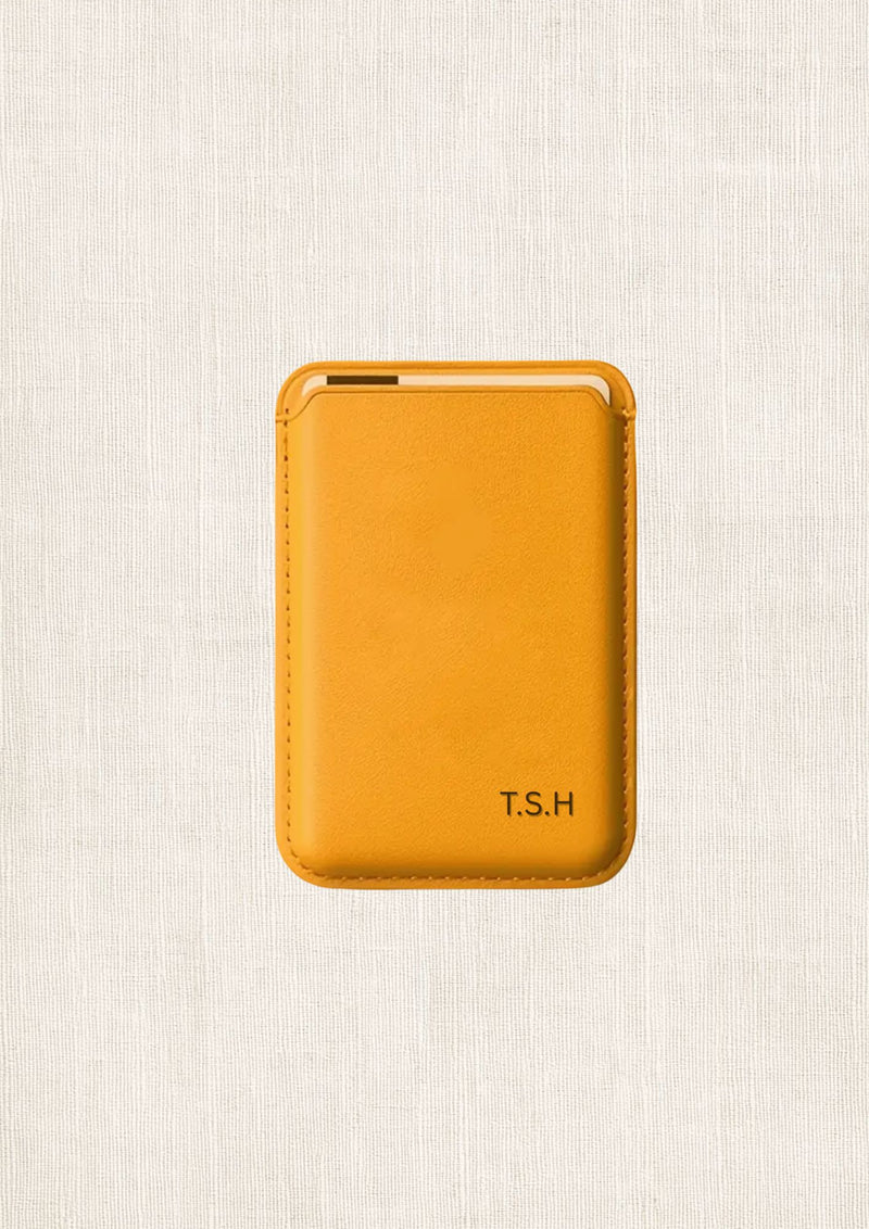 MAG SAFE WALLET MOSTAZA