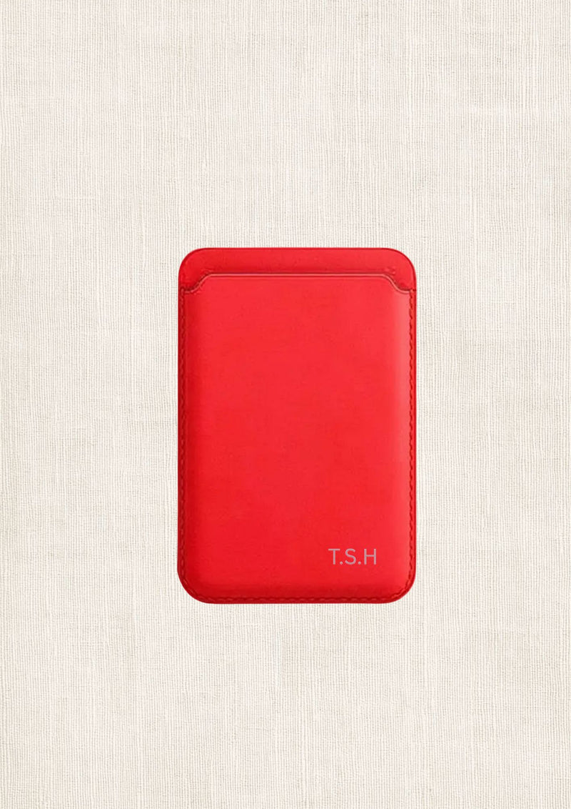MAG SAFE WALLET ROJO